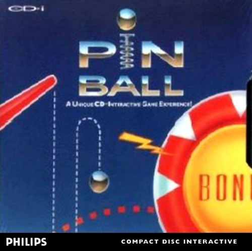 Pinball box art for CD-i